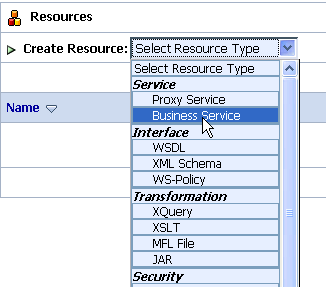 Creating a Business Service