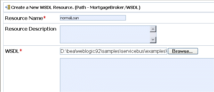 Create a WSDL Resource
