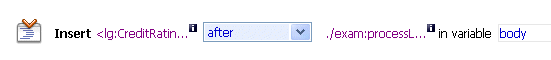 Insert New Element into Message