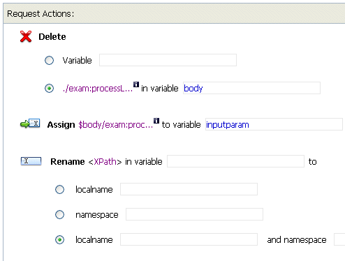Initial Input Variable Rename Action