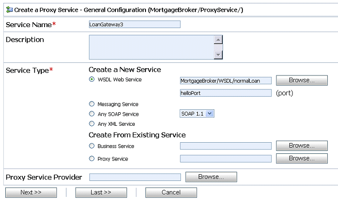 LoanGateway3 Proxy Service