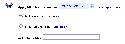 MFL Transform Configuration Parameters