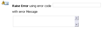 Raise Error Action Configuration Parameters