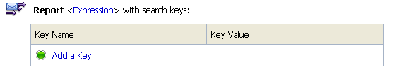 Report Action Configuration Parameters