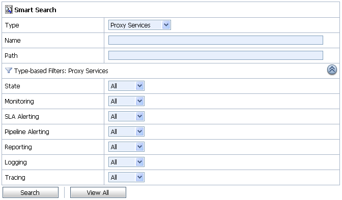 Type Based Filters: Proxy Services