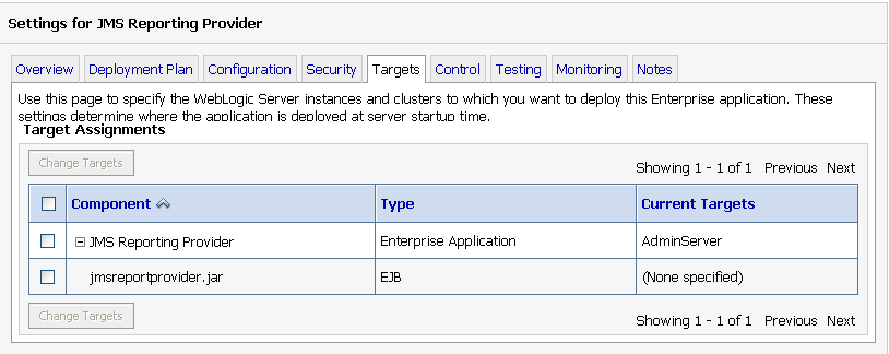 Untargeting a Reporting Provider