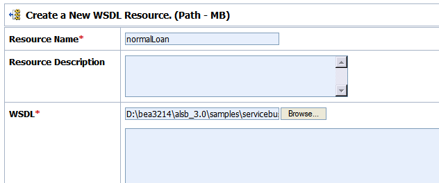 Create a WSDL Resource