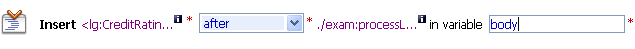 Insert New Element into Message
