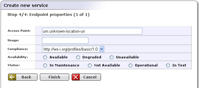 Publish Service - Step 4
