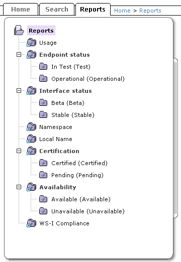 Reports Tree