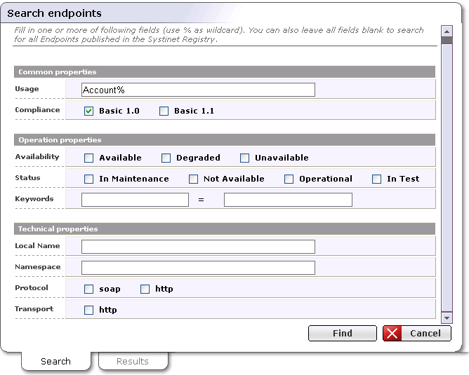 Searching Endpoints