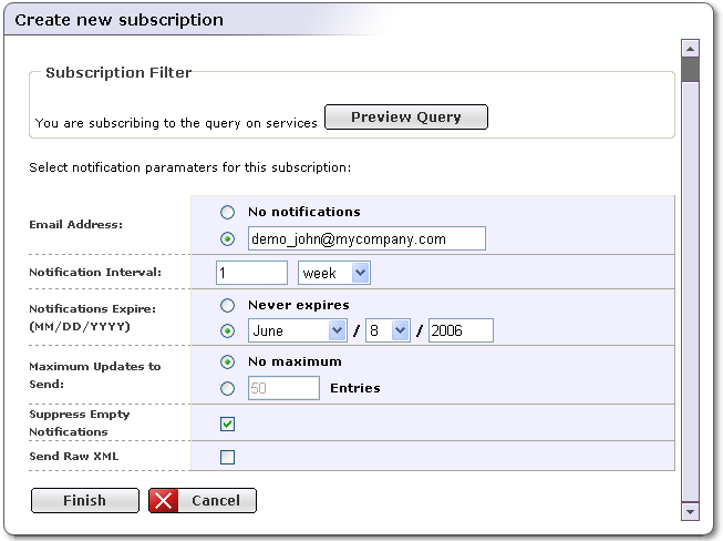 Create Subscription