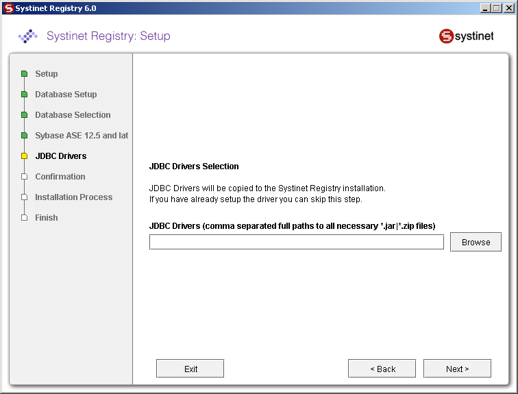 Optional JDBC Driver