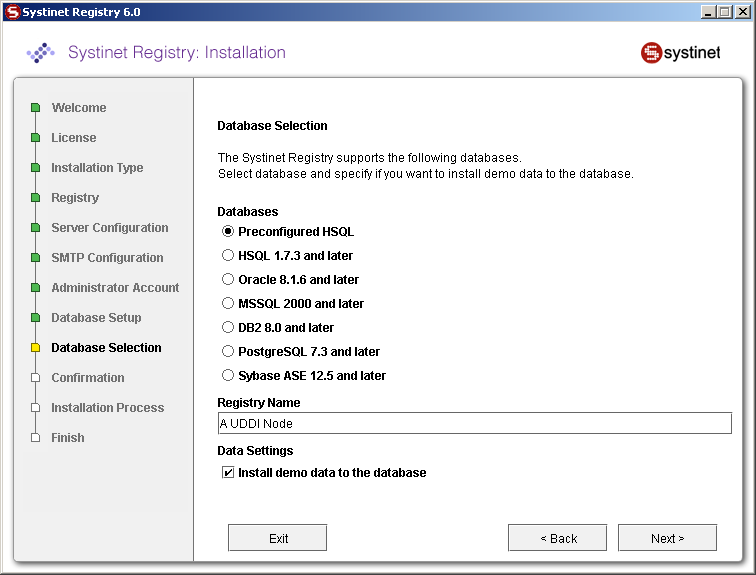 Select Database