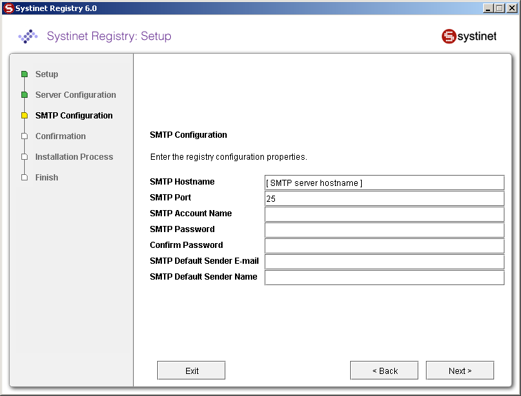 SMTP Configuration