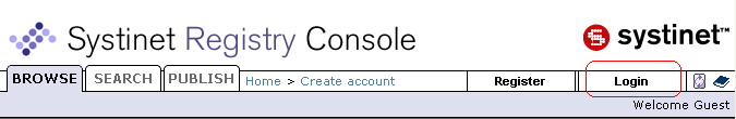 Login Tab