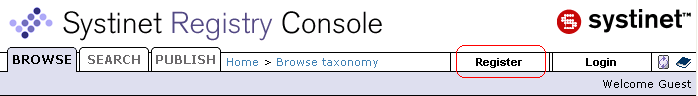 Register Account