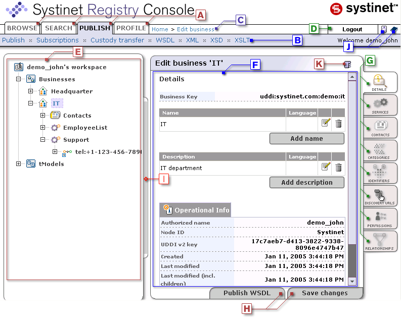 Registry Console Overview