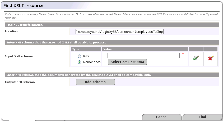 Find XSLT