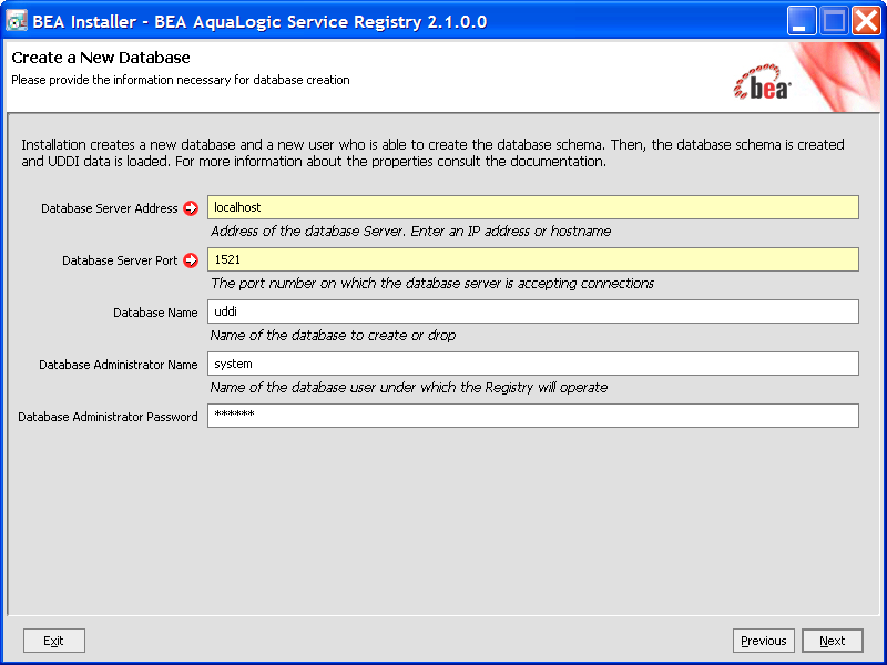 MS SQL Database Creation