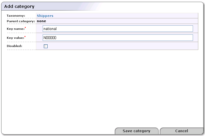 Add Category