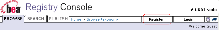 Register Account