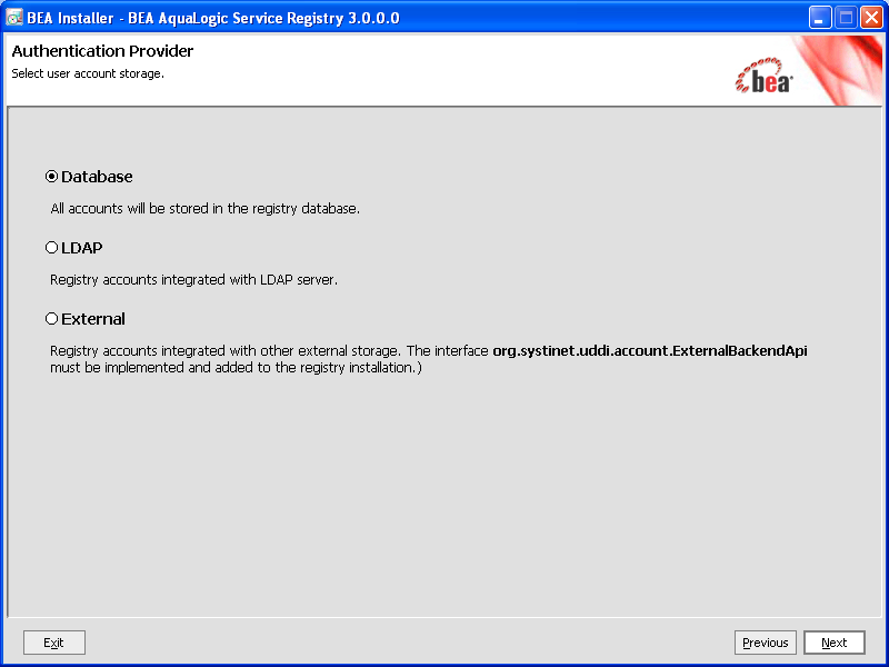 Authentication Account Provider