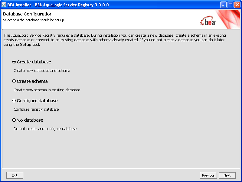 Database Creation