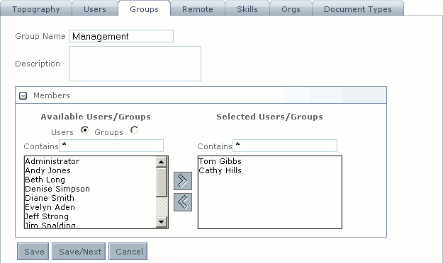 Group Details