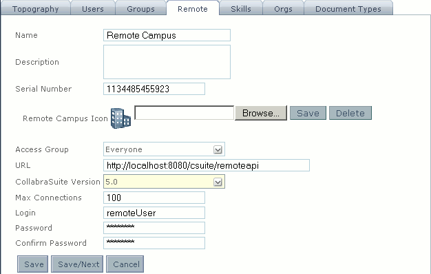 Remote Campus Details