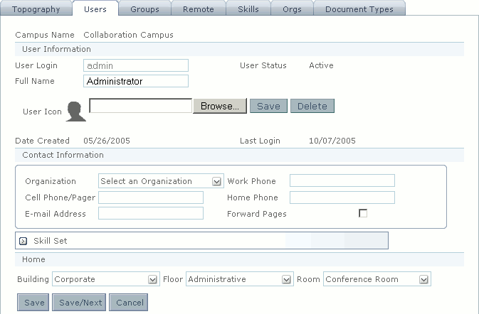 User Details