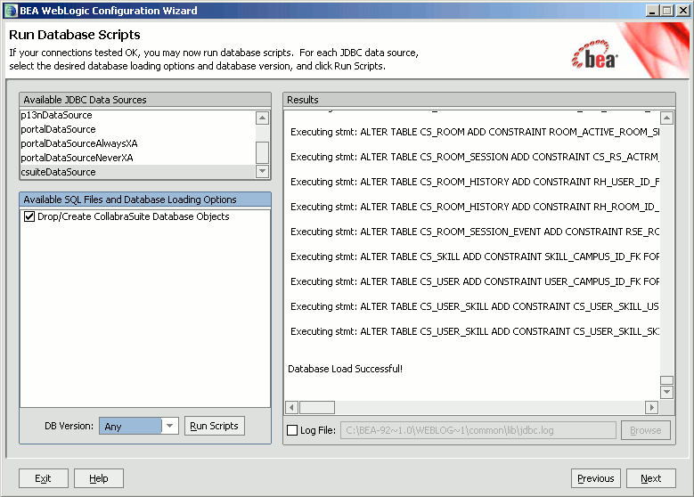 Setup Database