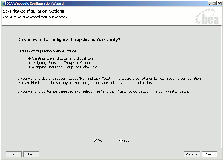 Security Options
