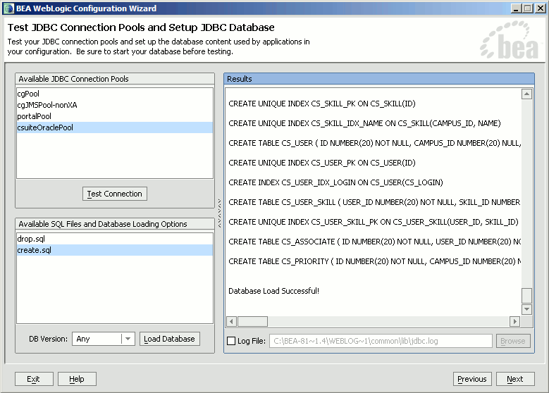 Setup Database