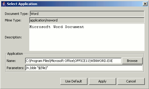 Select Application