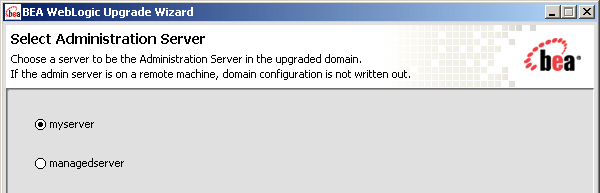 WebLogic Upgrade Wizard - Domain Upgrade