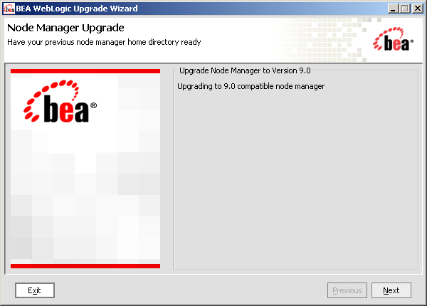 WebLogic Upgrade Wizard - Node Manager Upgrade
