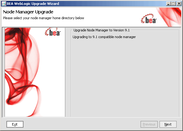 WebLogic Upgrade Wizard - Node Manager Upgrade