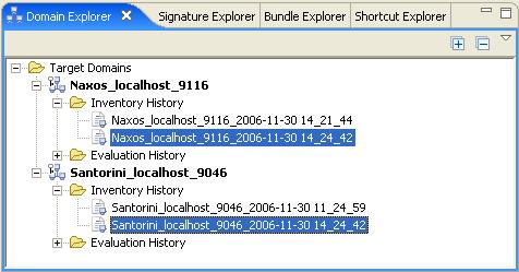 Domain Explorer Inventory History