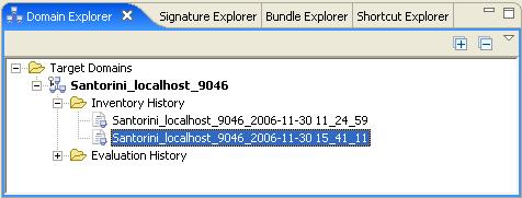 Domain Explorer Inventory History