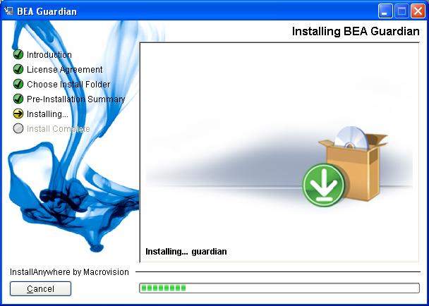 Installation Progress Indicator