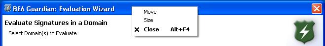 Guardian Wizard Title Bar