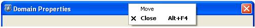 Guardian Domain Properties Dialog Box Title Bar