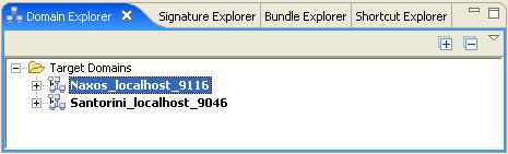 Domain Explorer with Decorated Domain Nodes