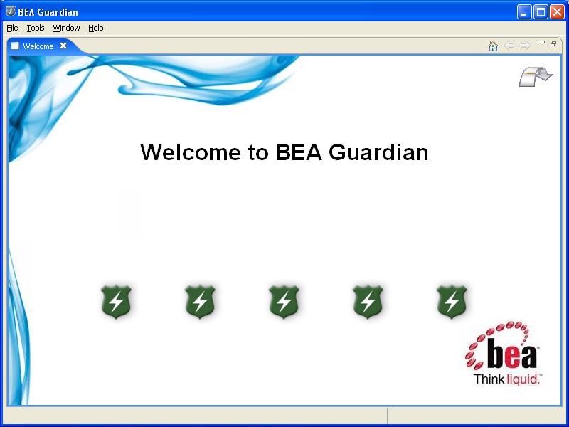 Guardian Welcome Screen