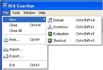 Main Menu File Menu