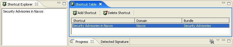 Shortcut Wizard Results
