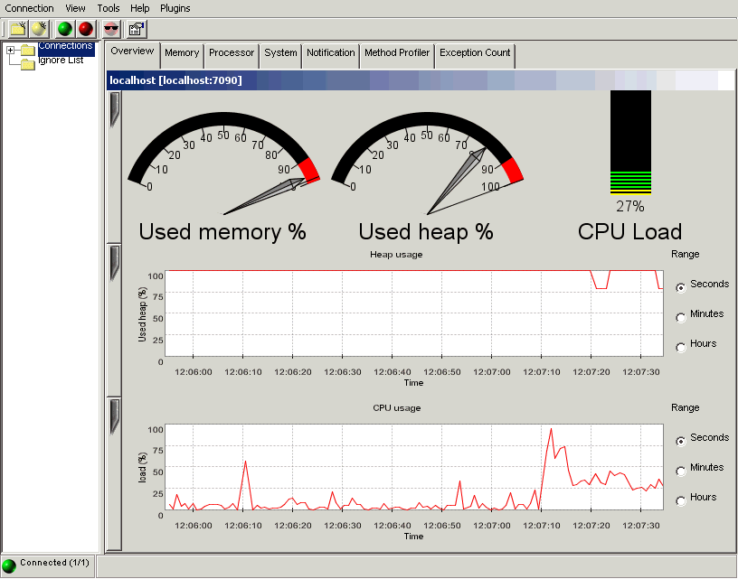 BEA JRockit JVM Management Console