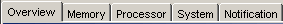 Information Tabs (Administrator Mode)