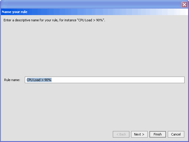  Name Your Rule Dialog